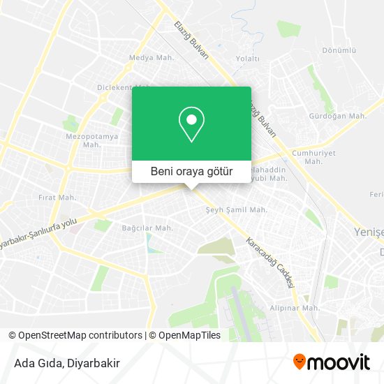 Ada Gıda harita