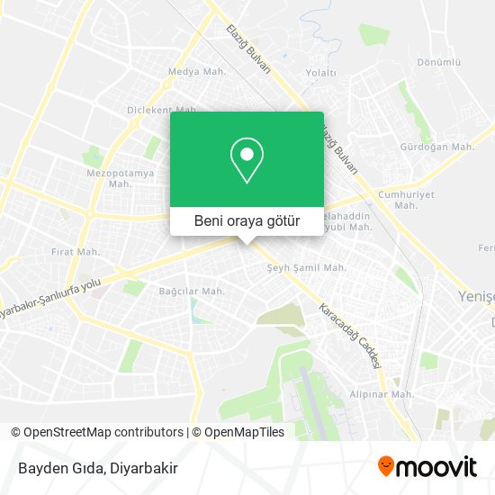 Bayden Gıda harita