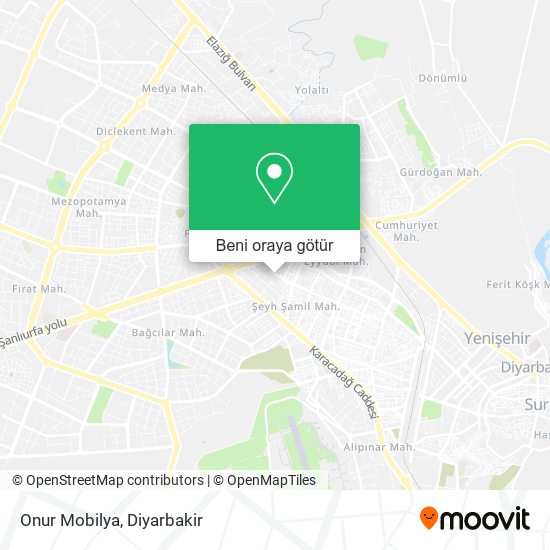 Onur Mobilya harita