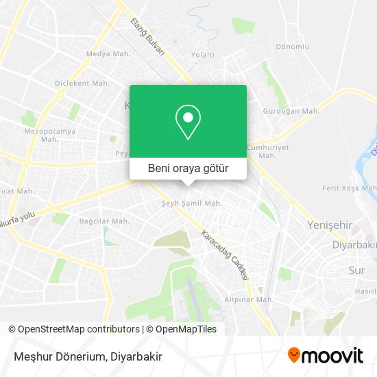 Meşhur Dönerium harita