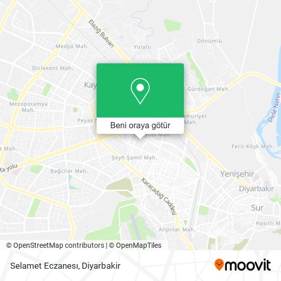 Selamet Eczanesı harita