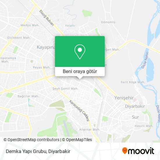 Demka Yapı Grubu harita