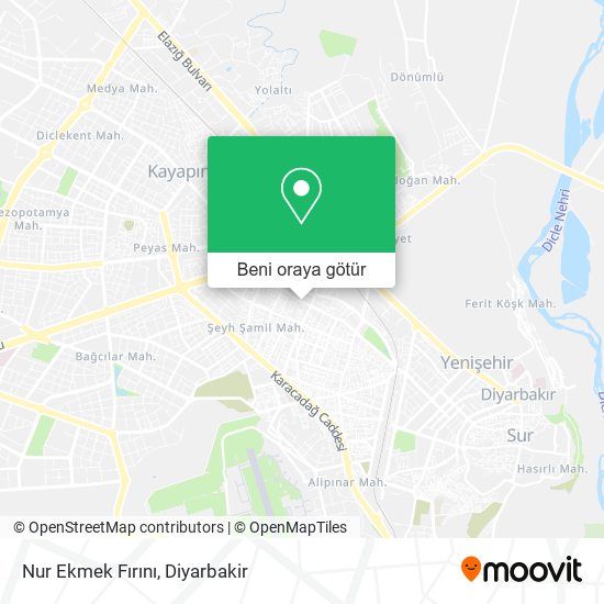 Nur Ekmek Fırını harita