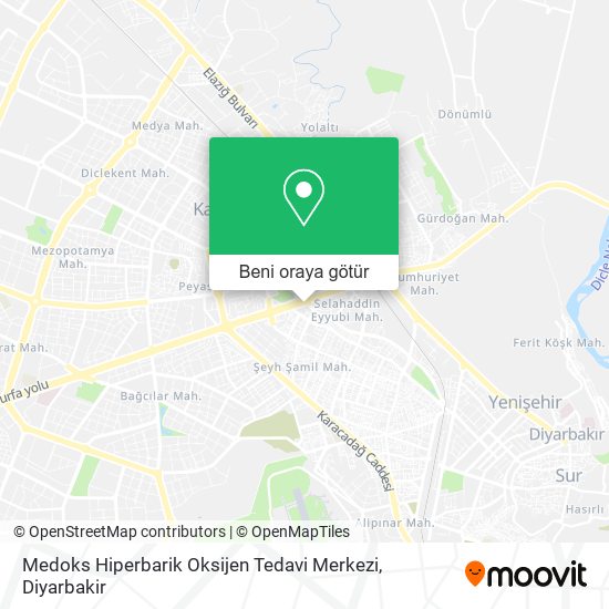 Medoks Hiperbarik Oksijen Tedavi Merkezi harita