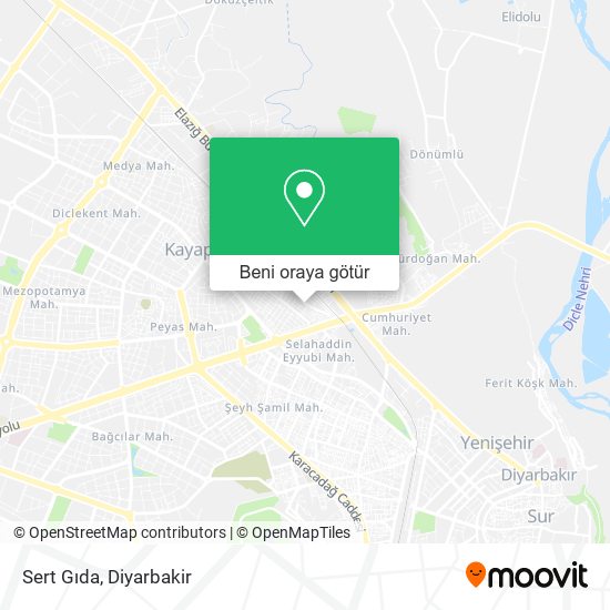 Sert Gıda harita