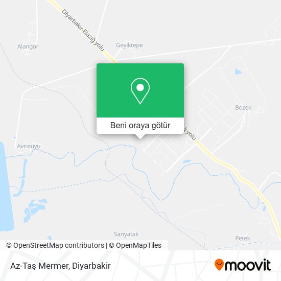 Az-Taş Mermer harita