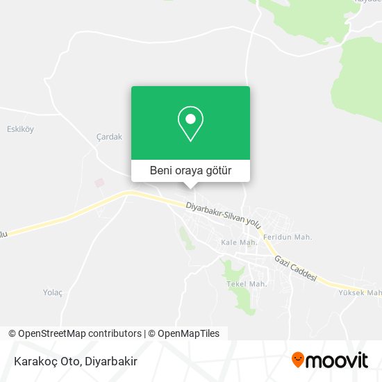 Karakoç Oto harita