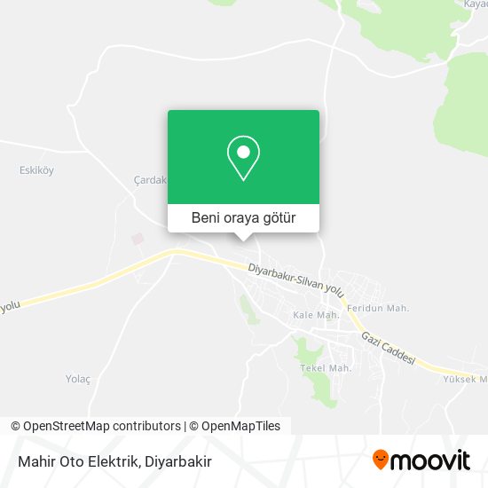 Mahir Oto Elektrik harita