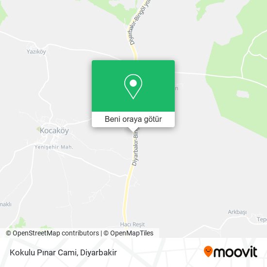 Kokulu Pınar Cami harita