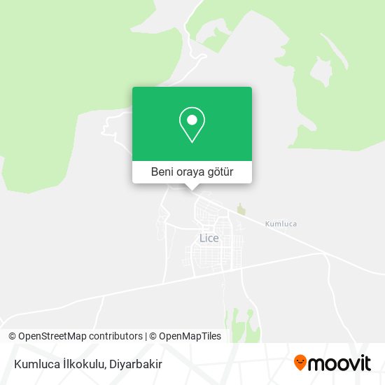 Kumluca İlkokulu harita