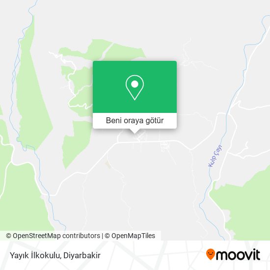Yayık İlkokulu harita