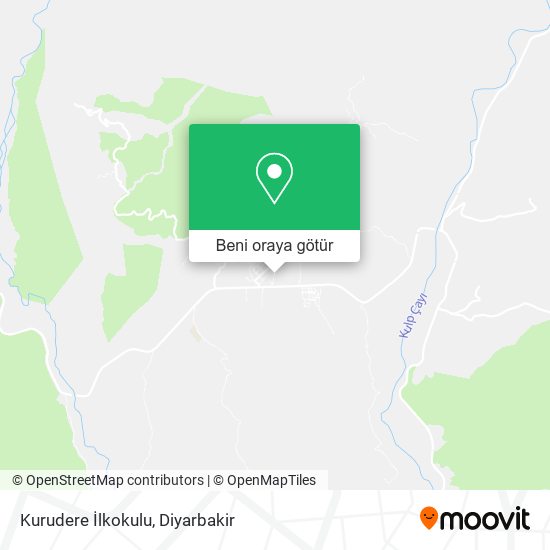 Kurudere İlkokulu harita