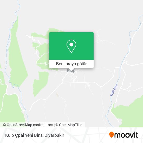 Kulp Çpal Yeni Bina harita