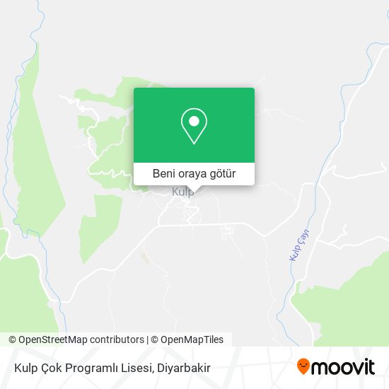 Kulp Çok Programlı Lisesi harita