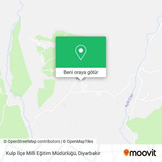 Kulp İlçe Milli Eğitim Müdürlüğü harita