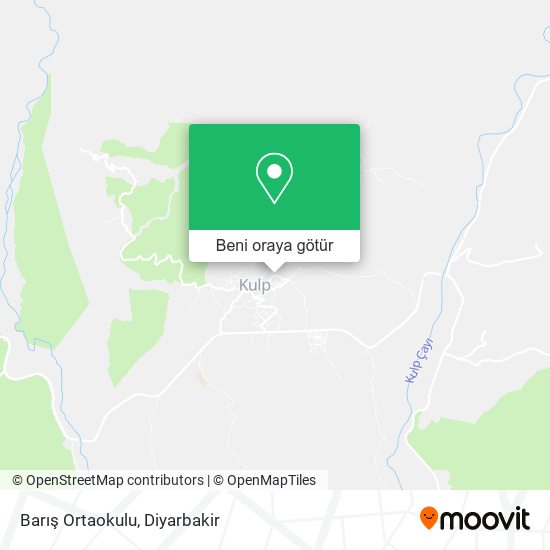 Barış Ortaokulu harita