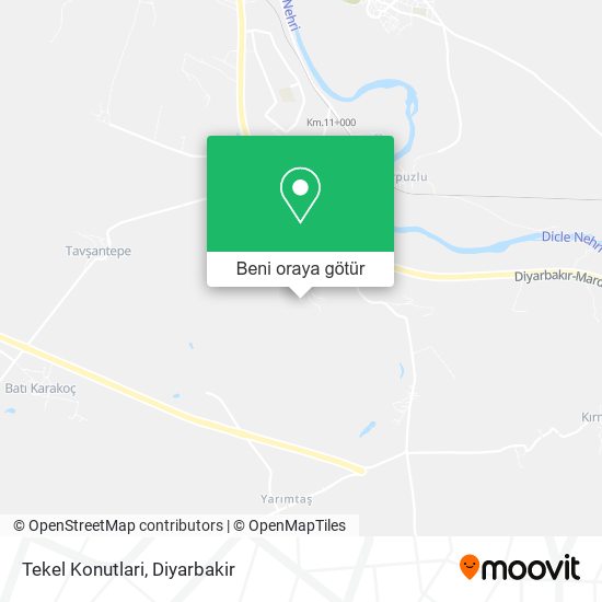 Tekel Konutlari harita