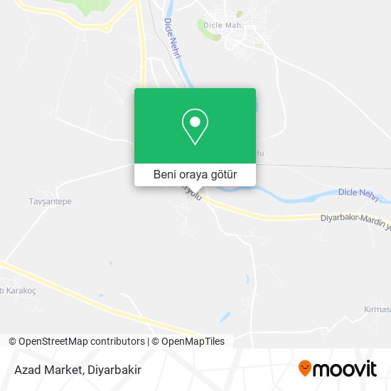 Azad Market harita