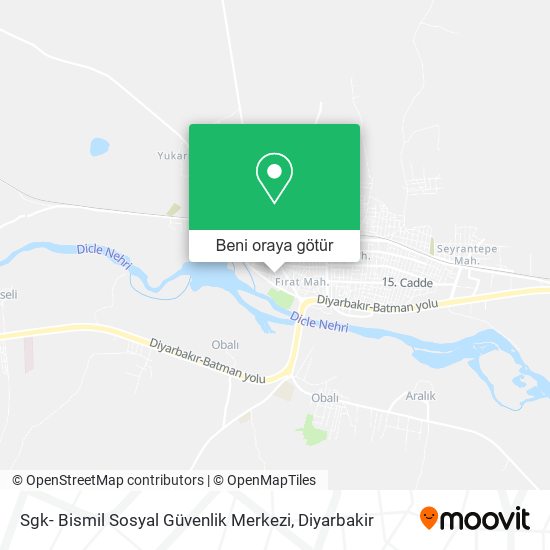 Sgk- Bismil Sosyal Güvenlik Merkezi harita