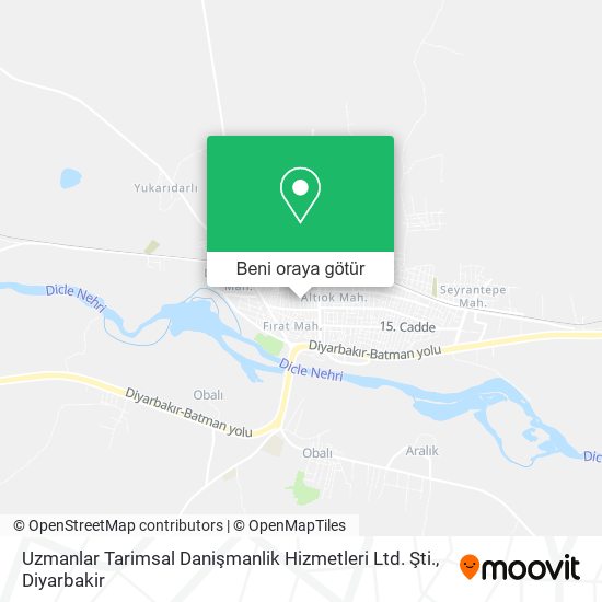 Uzmanlar Tarimsal Danişmanlik Hizmetleri Ltd. Şti. harita