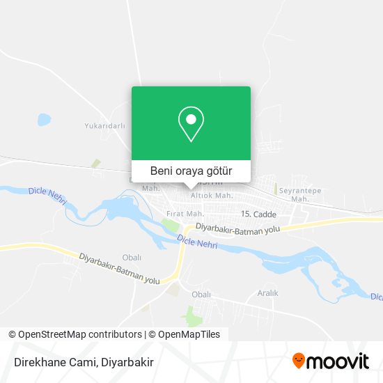 Direkhane Cami harita