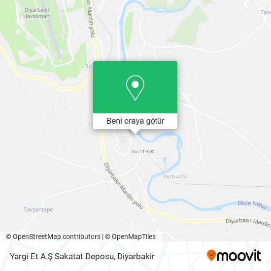 Yargi Et A.Ş Sakatat Deposu harita