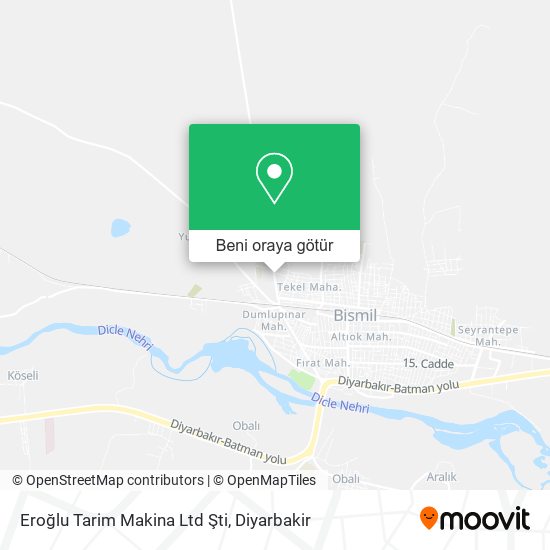 Eroğlu Tarim Makina Ltd Şti harita