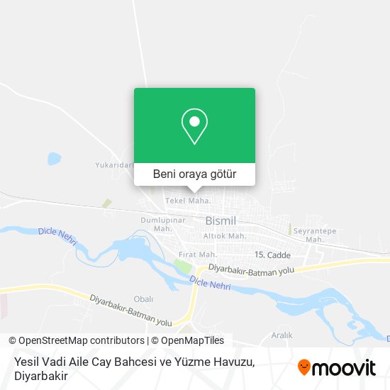 Yesil Vadi Aile Cay Bahcesi ve Yüzme Havuzu harita