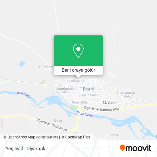 Yeşilvadi harita