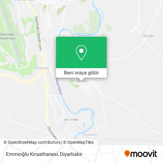 Emmioğlu Kıraathanesi harita