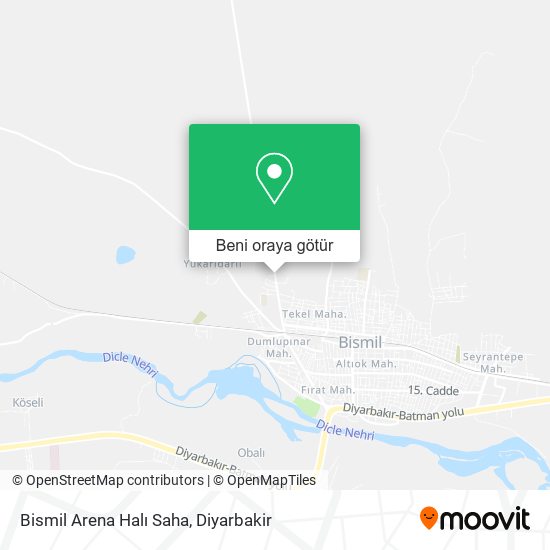 Bismil Arena Halı Saha harita