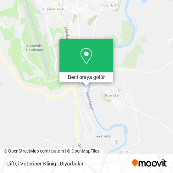Çiftçi Veteriner Kliniği harita