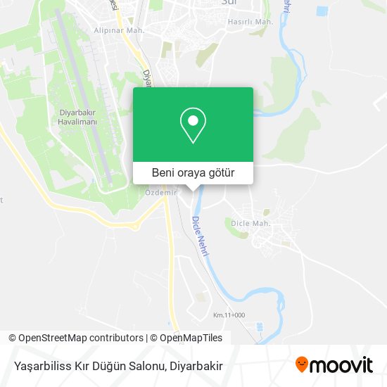 Yaşarbiliss Kır Düğün Salonu harita