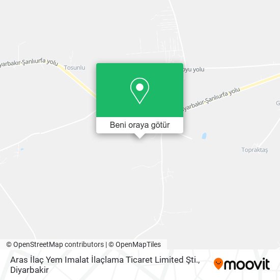 Aras İlaç Yem Imalat İlaçlama Ticaret Limited Şti. harita