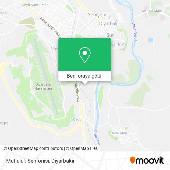 Mutluluk Senfonisi harita
