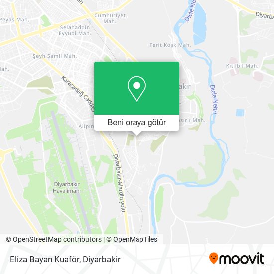 Eliza Bayan Kuaför harita
