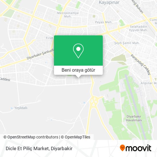 Dicle Et Piliç Market harita