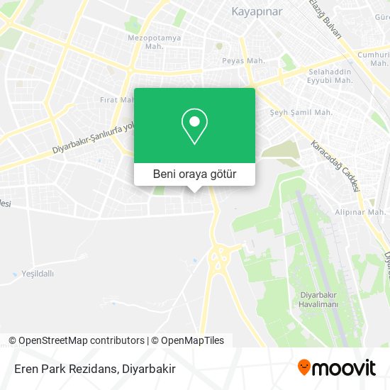 Eren Park Rezidans harita