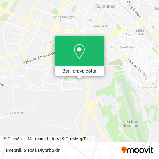 Botanik Sitesi harita