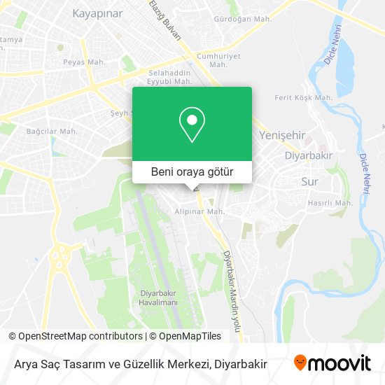 Arya Saç Tasarım ve Güzellik Merkezi harita