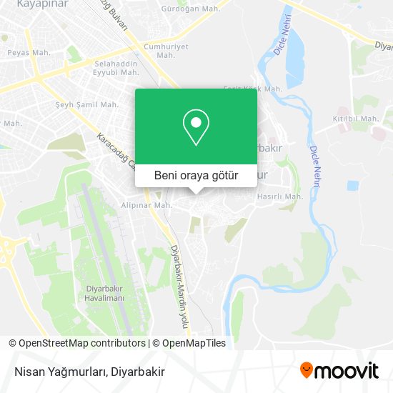 Nisan Yağmurları harita