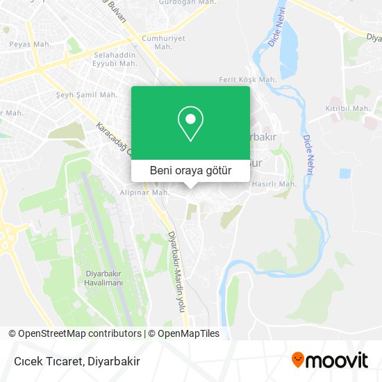 Cıcek Tıcaret harita