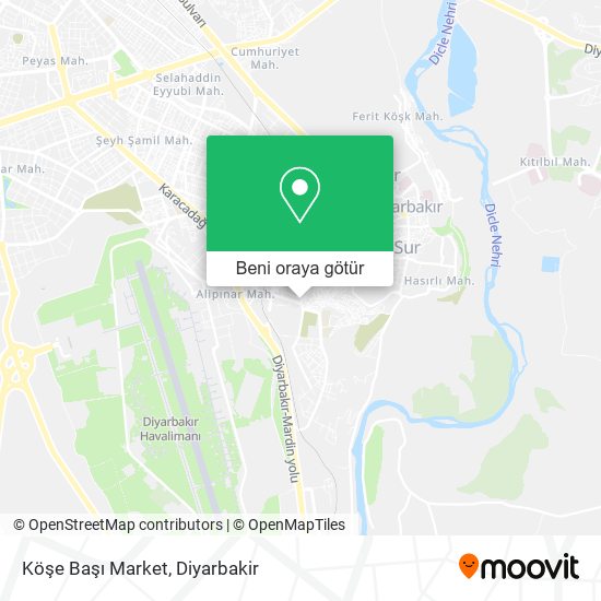 Köşe Başı Market harita