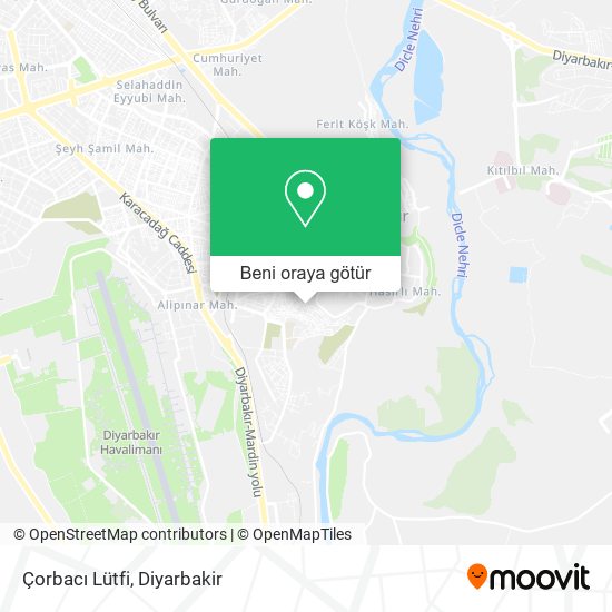 Çorbacı Lütfi harita