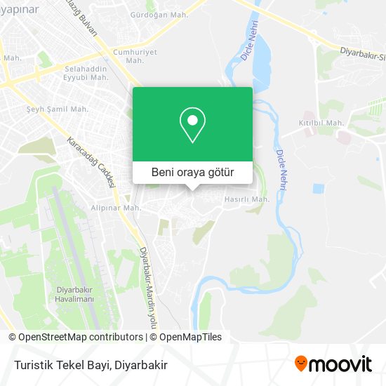 Turistik Tekel Bayi harita