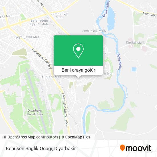 Benusen Sağlık Ocağı harita