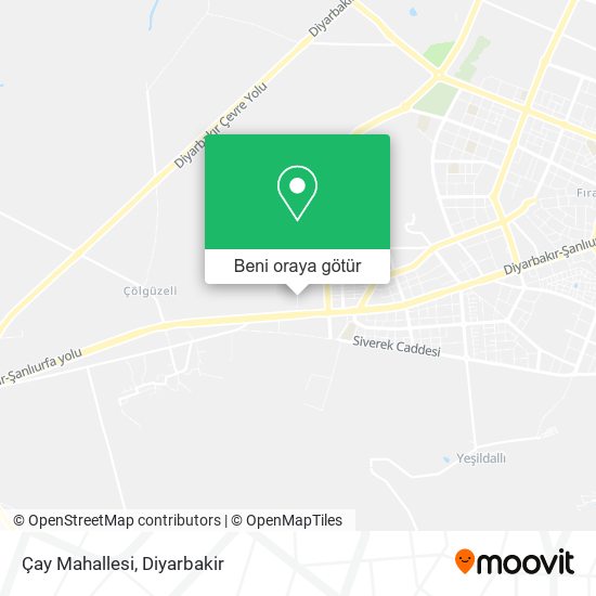 Çay Mahallesi harita