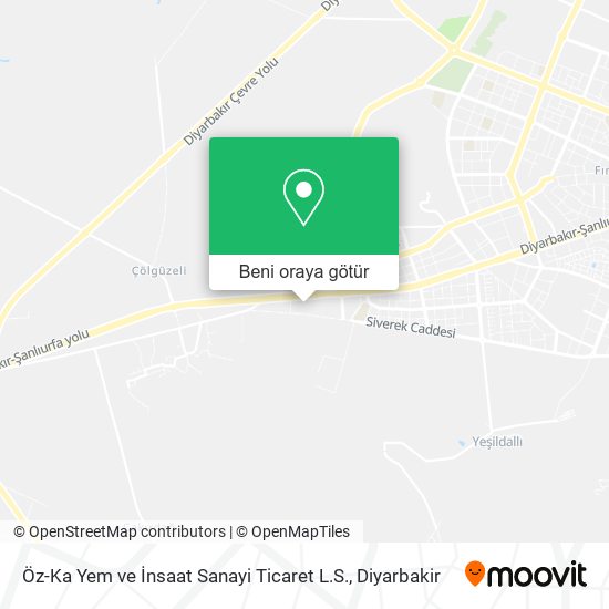 Öz-Ka Yem ve İnsaat Sanayi Ticaret L.S. harita