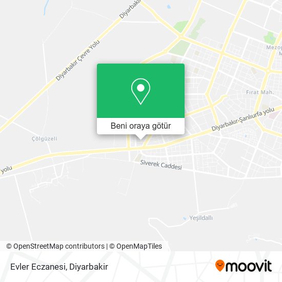 Evler Eczanesi harita