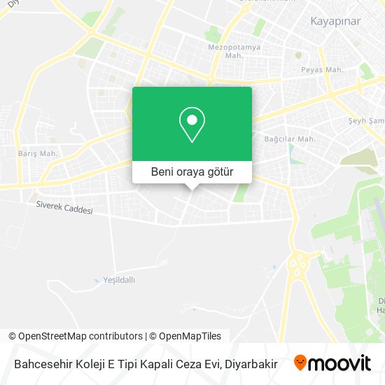 Bahcesehir Koleji E Tipi Kapali Ceza Evi harita